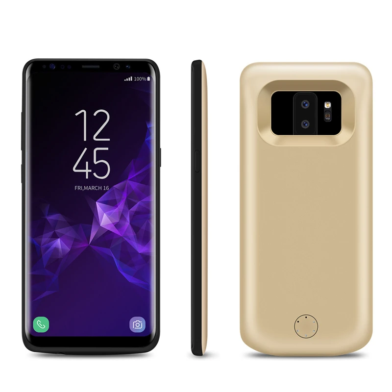 6000 мА/ч внешний аккумулятор для samsung Galaxy S9 Plus, чехол для зарядки батареи s 5000 мА/ч, чехол для внешней зарядки для samsung S9, чехол для аккумулятора