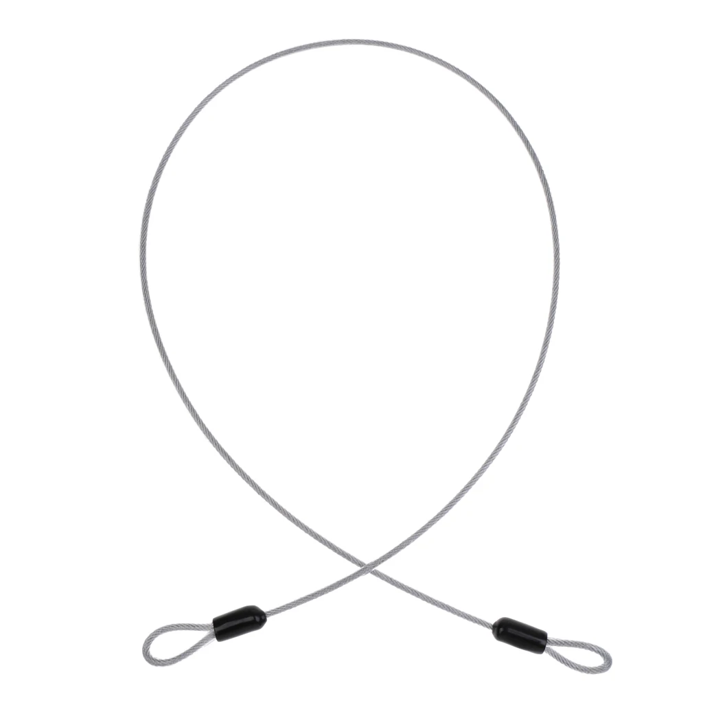 100cm Cycling Bike Bicycle Lock Wire Double End Loop Security Loop Cable Lock Scooter U-Lock
