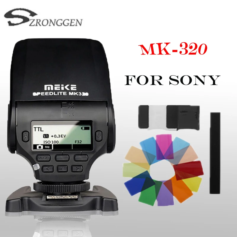 Mekei MK320S MK 320S Compact Wireless Flash For Sony A7 A7 II A7S A7R