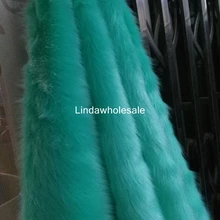 Хорошее качество ворс 3-3,5 см плюшевый Лисий мех одежда материалы, ткань искусственный мех, 170 см х 45 см(половина двора)/шт