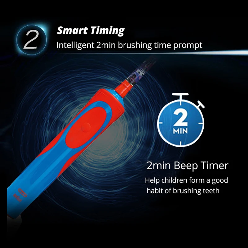 Oral B Kids Electric Toothbrush Brush Heads Rotation Inductive Rechargeable Waterproof Vitality Oral Hygiene Oral B Kids Electric Toothbrush Brush Heads Rotation Inductive Rechargeable Waterproof Vitality Oral Hygiene