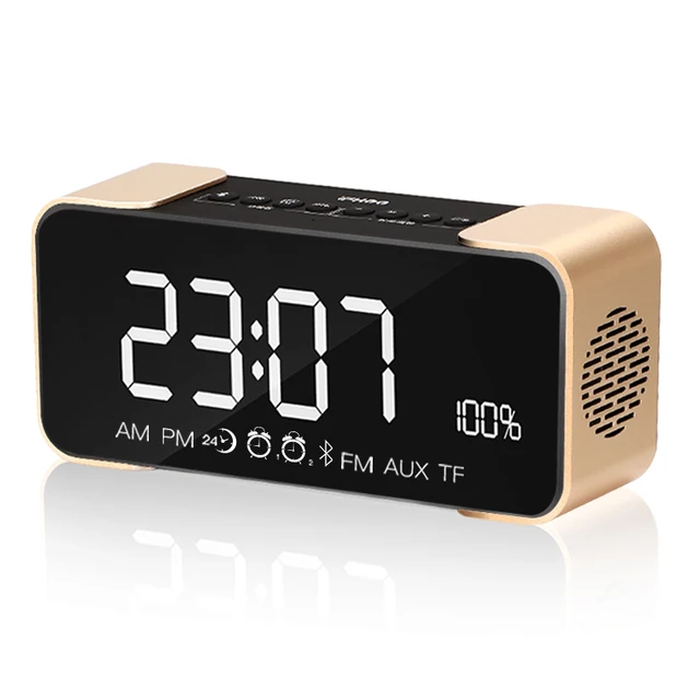 Classic Subles Digital Desk Clock Office Multi Function Classic Subles Digital Desk Clock Office Multi Function Table Clocks With Radio Bluetooth Small