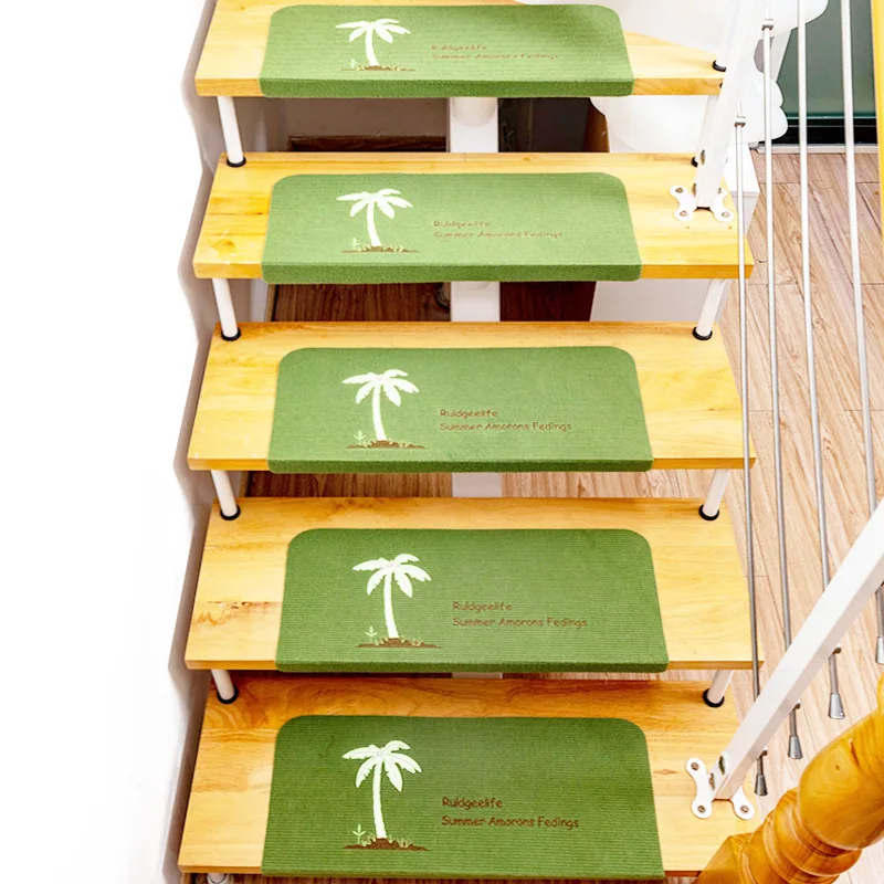 Coconut tree self-adhesive PVC luminous step stickers easy to use and can be washed and removed many times