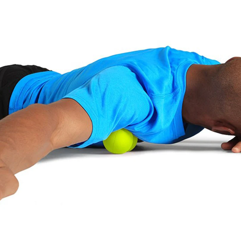 Тренажерный зал Фитнес мяч массажный мяч Лакросс терапия точка тела упражнения спортивный мяч для йоги расслабление мышц снимает усталость ролик
