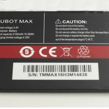 CUBOT max телефон батарея 4100 мАч для CUBOT max 6,0 дюймов мобильный телефон Android 6,0 MT6753A Восьмиядерный