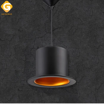 

Black Pendant Lights LED Vintage Lamps Industrial Art Modern Hanging Lamp Indoor Lighting For Bar Living Room Corridor Light
