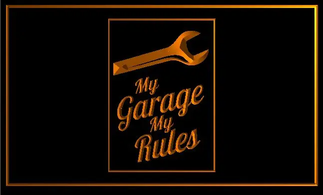 My "Garage Rules" крутая декорация декор для стен настенное искусство светодиодный неоновый знак домашний декор ремесла