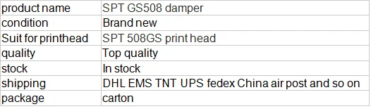 spt 508GS damper