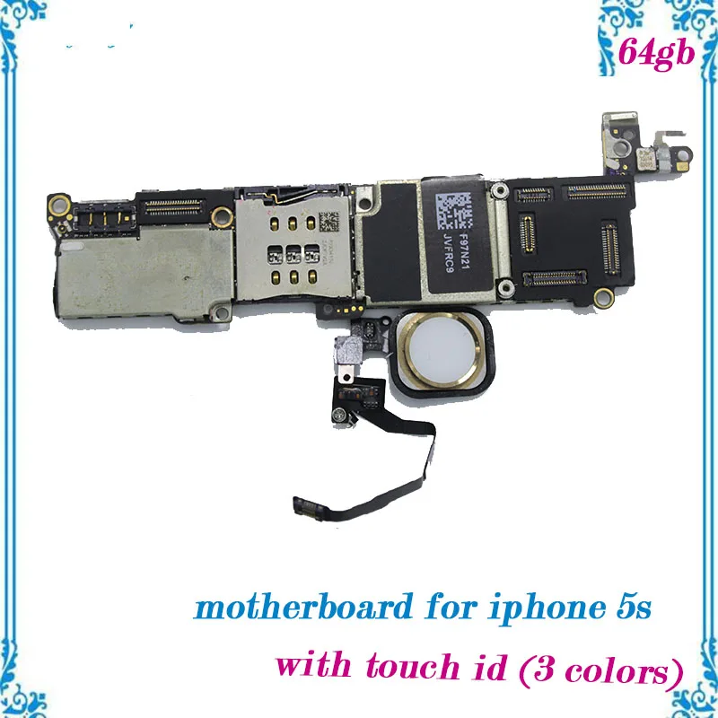 Полная функция 64 Гб разблокирована Замена для iphone 5S материнская
