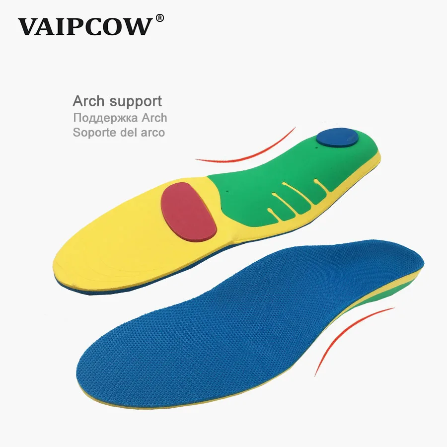 Ортопедические стельки для обуви VAIPCOW, стельки для обуви, стельки для обуви из ЭВА, Дышащие стельки с амортизацией боли
