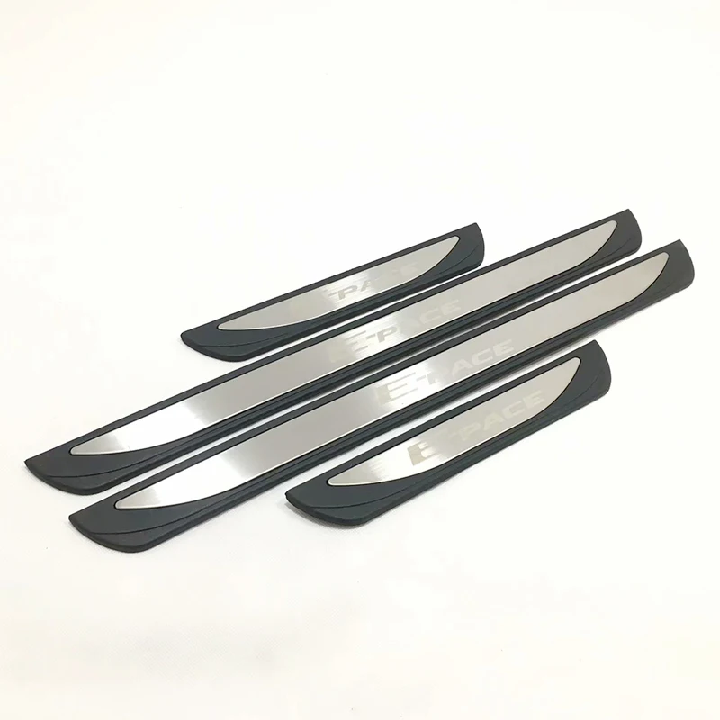 Stainless Steel For Jaguar E-PACE 2017 2018 Door Sill Trim Protectors Guard Cover Car Styling accessories 4pcs | Автомобили и
