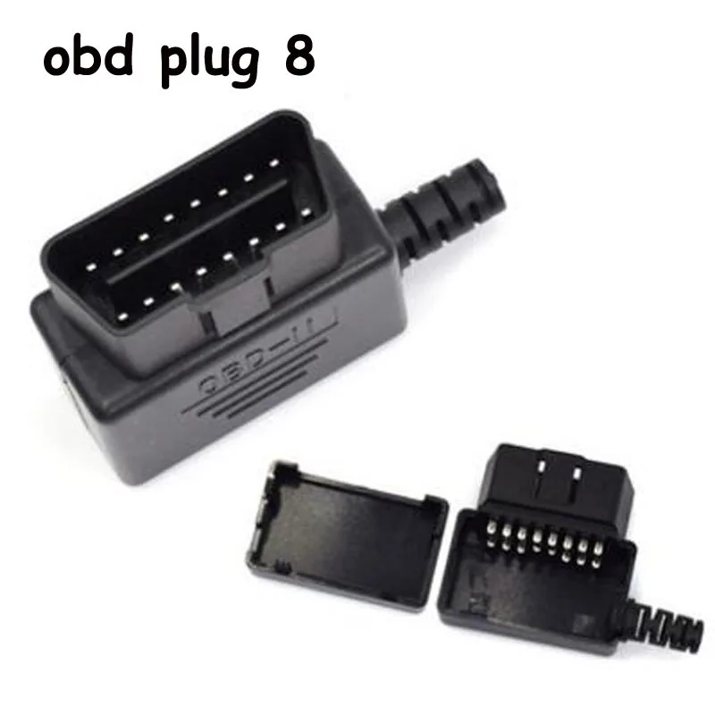 10 шт./лот OBD2 Obdii кабель 16 Pin OBD 2 OBDII Мужской разъем адаптера проводки