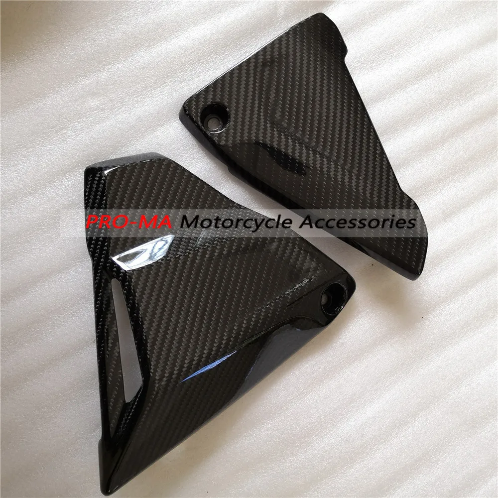 

Motorcycle Battery Side Covers in carbon fiber for BMW R1200GS 2013-2019,R1200R R1200RS 2015+ Twill glossy weave