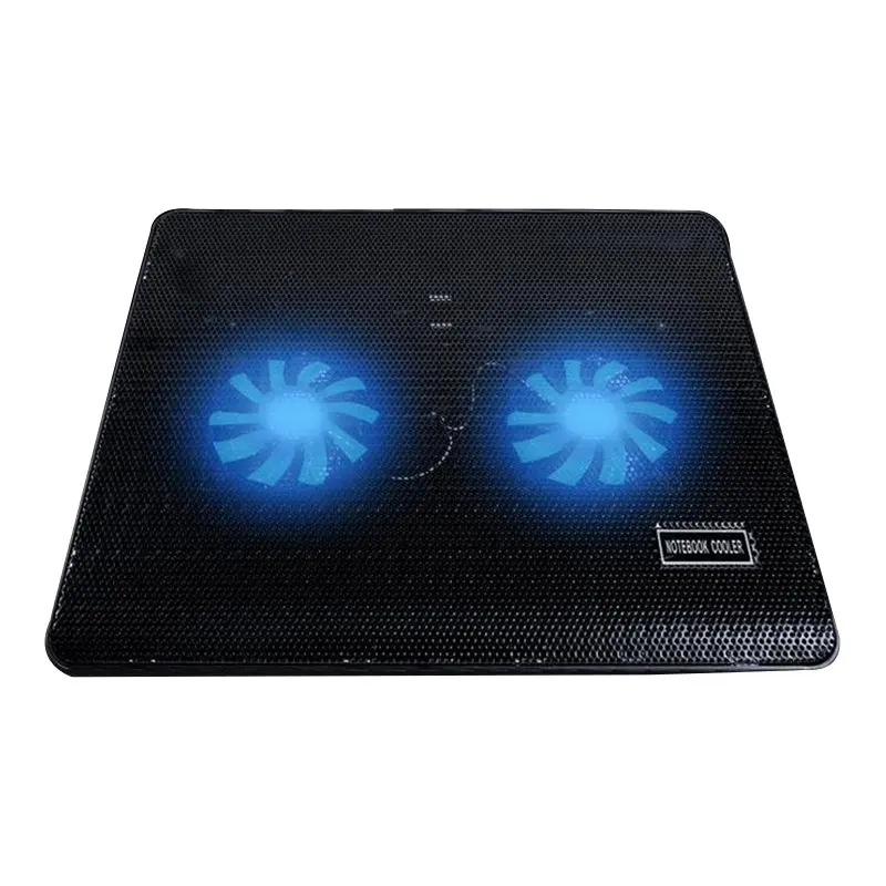 

10 -15 Inch Professional Notebook Radiator Black Notebook Cooling Pad Large Fan Cooling Base With Light For Laptop