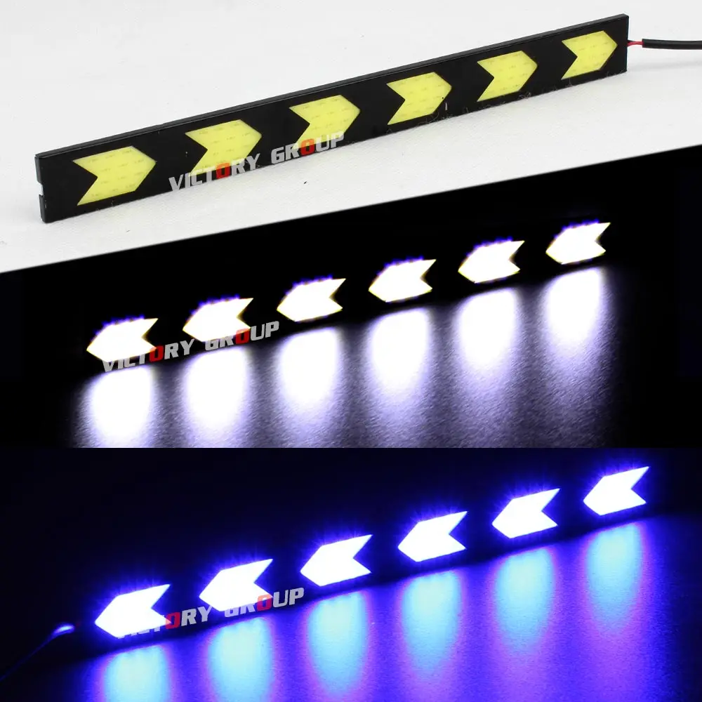DRL Daytime Running Light Waterproof Universal led COB DRL Kit white