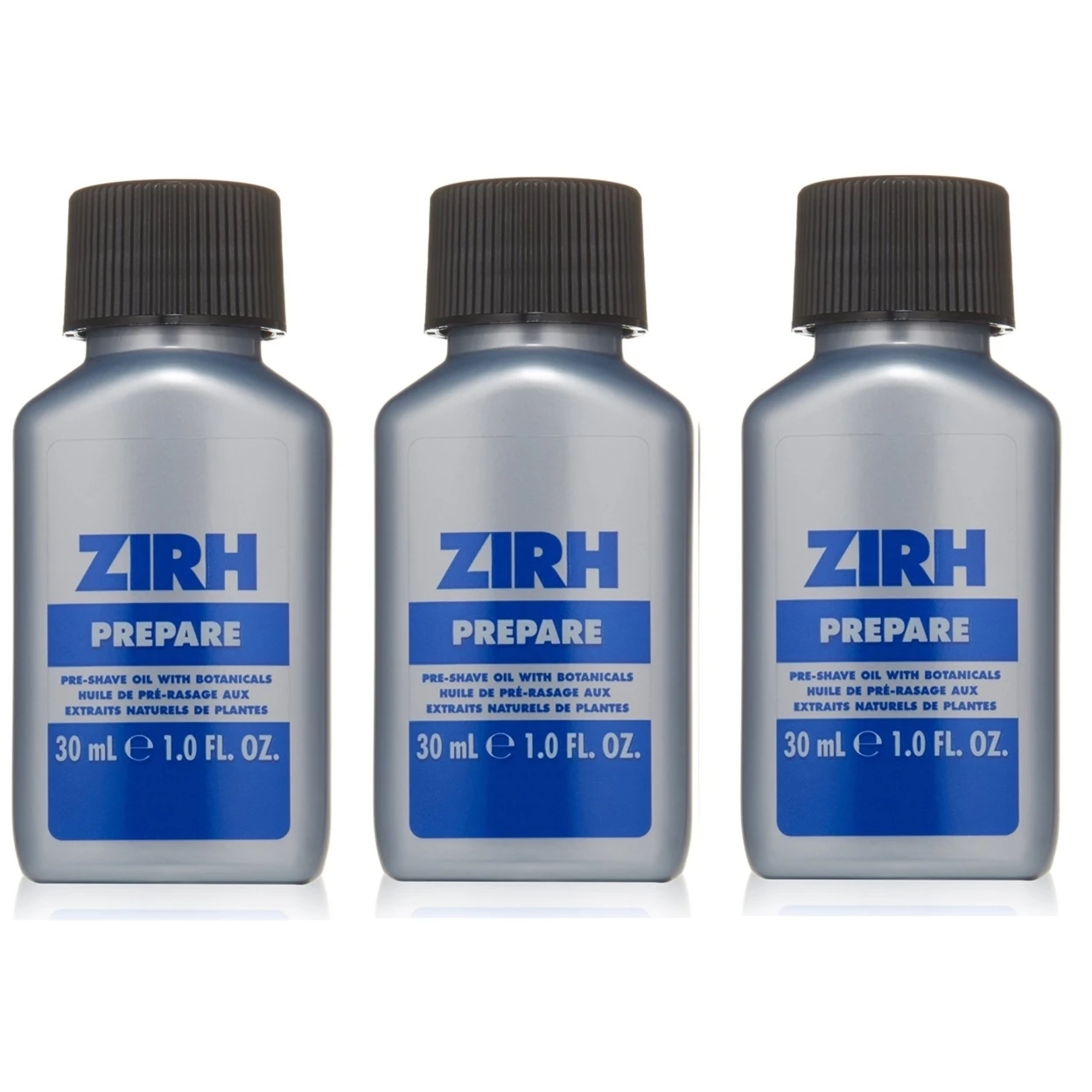 Zirh Prepare Botanical Pre-Shave Oil, 1 Oz (Pack of 3)