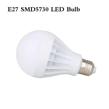 

1PCS LED Bulb Lamp E27 SMD5730 3W 5W 7W 9W 12W 15W 20W 220V Energy Saving lamp Cold White/Warm White Lampada E27 LED Spotlight