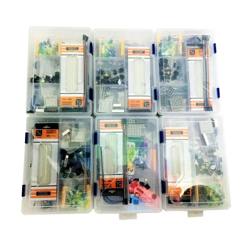 С розничной коробкой UNO R3 набор для Arduino стартовый RFID Обучающий шаговый двигатель