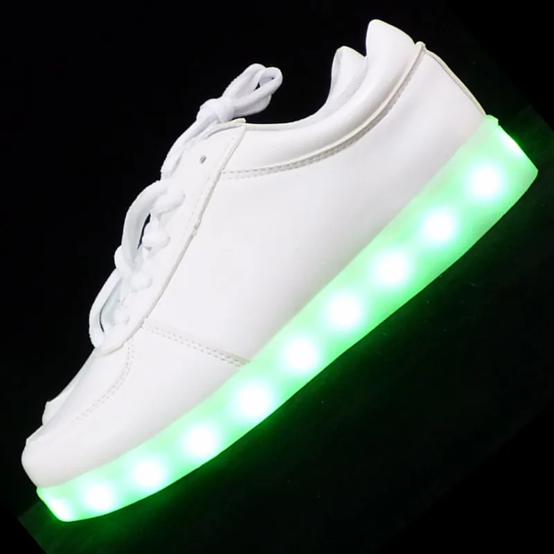 Led shoes for adults casual Lovers casual shoes led luminous shoes men plus size light up