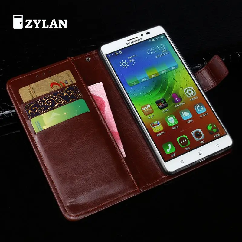 

ZYLAN Luxury Case For Lenovo A936 / Note 8 Flip Cover Case For Lenovo A 936 Note8 Cover Case Cell Phone Cases Pouch /w Pen Strap