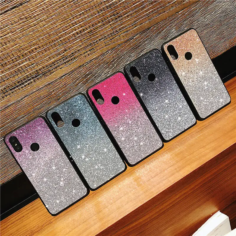 

For Samsung Galaxy S10 Plus Gradient Shining Glitter Bling Case For Samsung M20 M10 A8S Case Cover For Samsung S10 Coque
