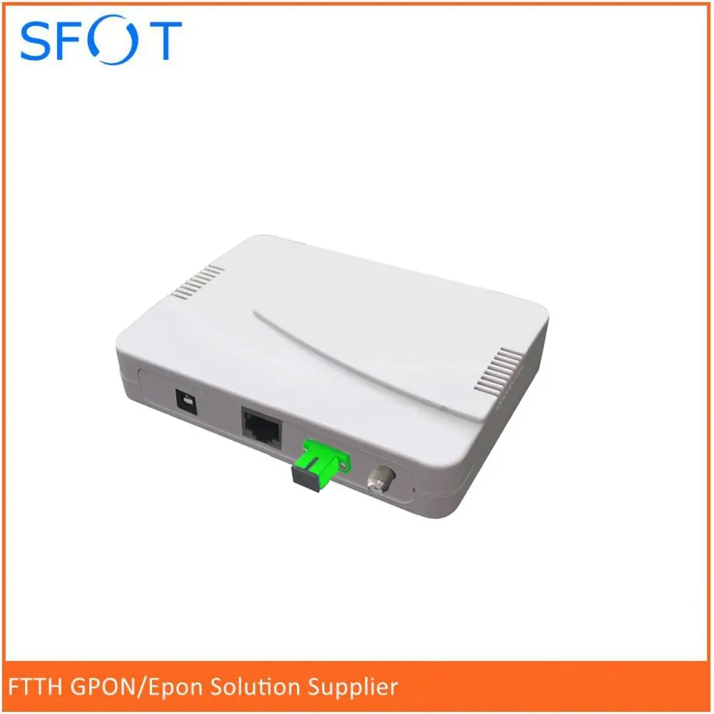 CATV rf EPON ont GEPON ОНУ 1 LAN 1pon 1 rf порт catv работа для Huawei, ZTE Fiberhome