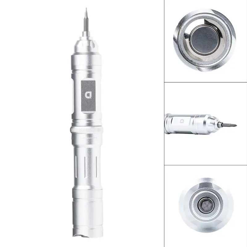 

Mini Cordless Electric Screwdriver Precision Battery Screwdriver With Adapters Charger