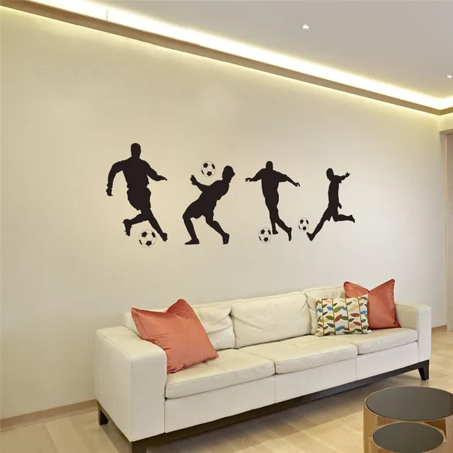 Soccer Movement Wall Stickers For Kids Rooms Home Decor ...
