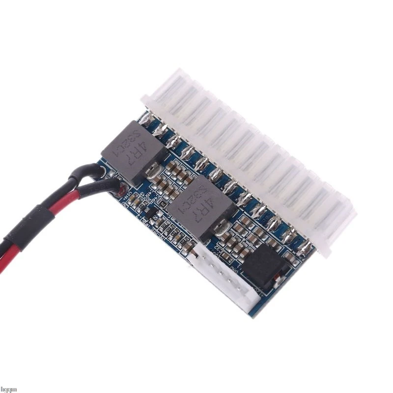 Cena DC 12V 160W 24 Pin ATX przełącznik zasilacz samochód Auto Mini ITX moduł zasilania kabel DropShip