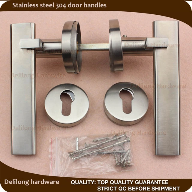 European intierior door lock handle SUS304 door handle for steel ... European intierior door lock handle SUS304 door handle for steel ...