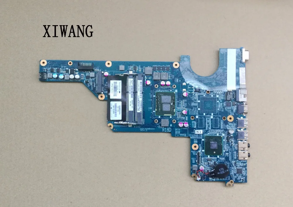

Free shipping FIT FOR HP G4 G6 G7 G4-1000 G6-1000 LAPTOP MOTHERBOARD CPU: I3-370M 655990-001 DAR18DMB6D1