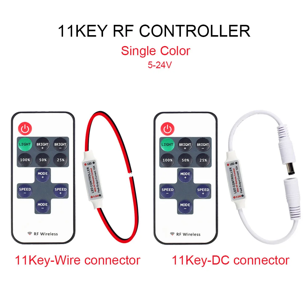DC 12 в-24 в светодиодный контроллер мини 24 клавиши 40 клавиш ИК-пульт RGB RGBW контроллер 11 клавиш 17 клавиш для RGB 3528 5050 3528 2835 Светодиодная лента