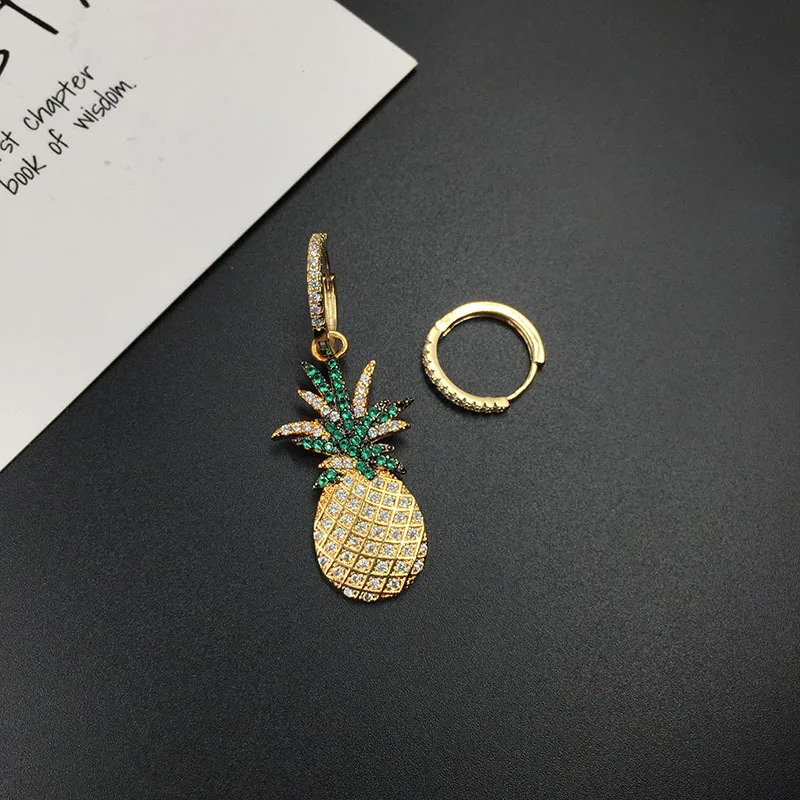 fada forma de frutas brincos para as