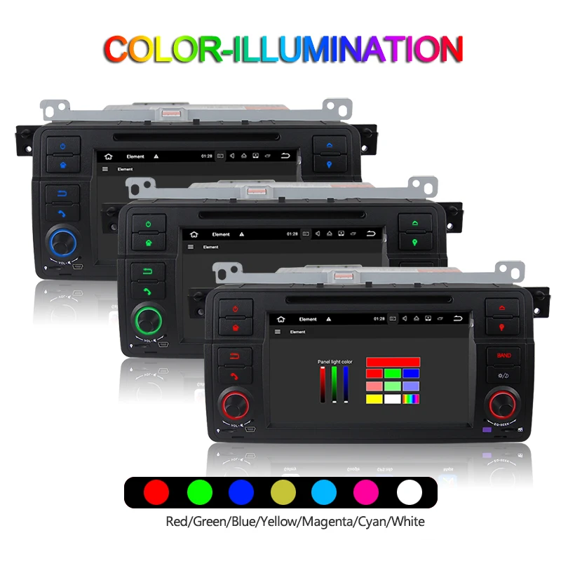 Sale KSAOTU 7" DAB+ 4G Android 8.1 Car DVD Player SD GPS for BMW 3er E46 M3 Rover75 MG ZT 4