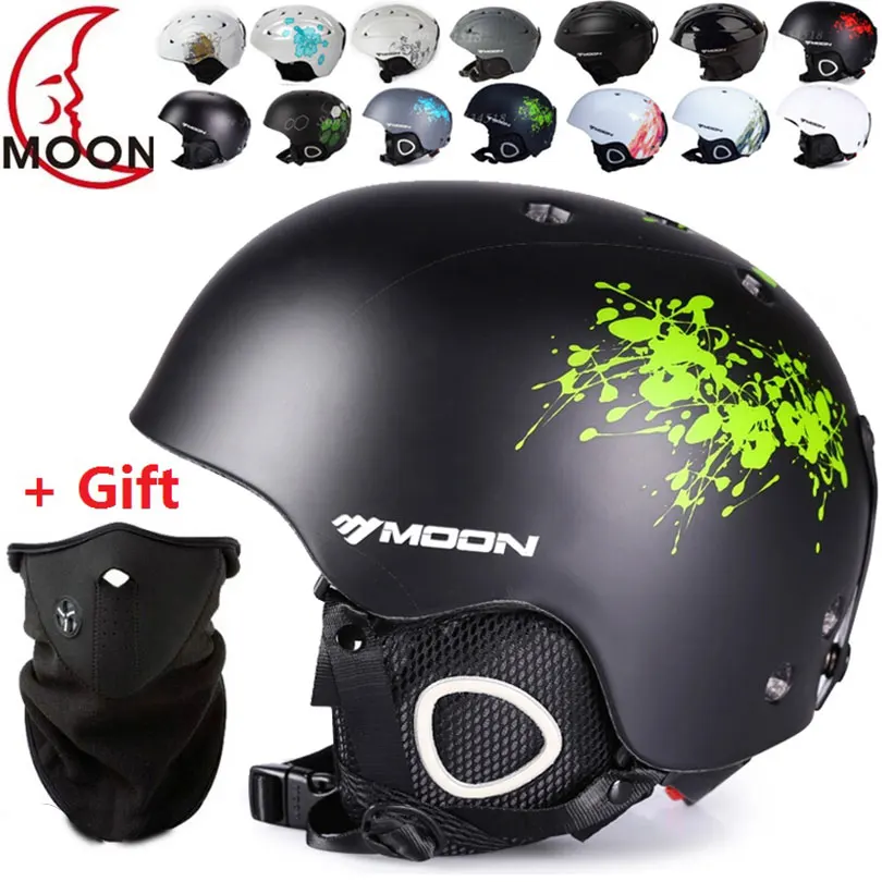 100Brand MOON Ski Helmet Ultralight and Integrally molded Casque Ski