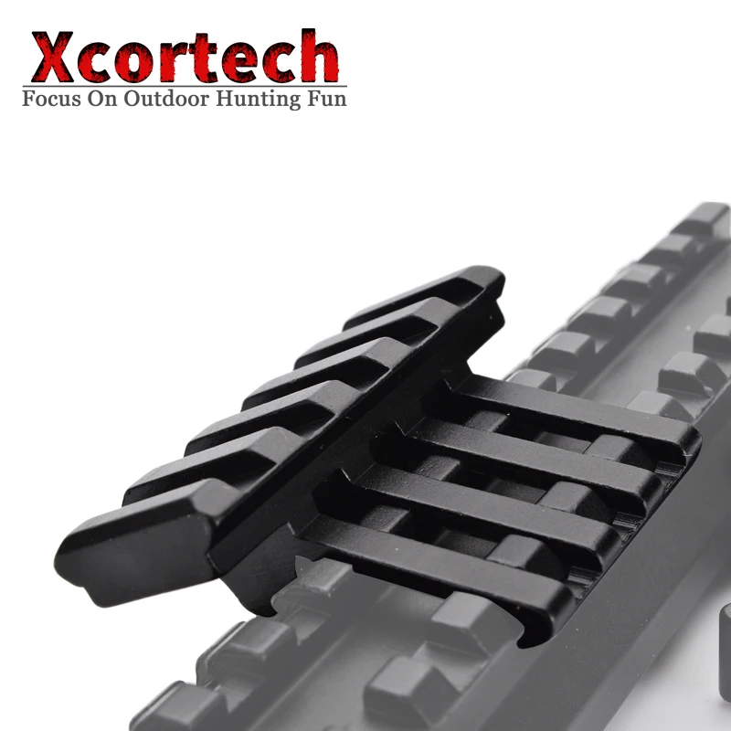 

Hunting 45 Degree Offset Side 5 Slot Flashlight Mount 20mm Picatinny Weaver Laser Scope Rail Mount Base