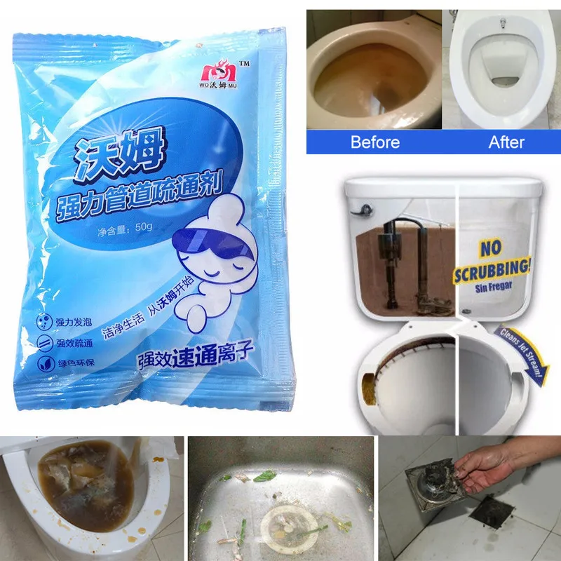 

Sewer Toilet Cleaner Dredge Sink and Drain Cleaner Drain Cleaner Bathroom Hair Filter Strainer Powder Bomb Pipe Cleaner
