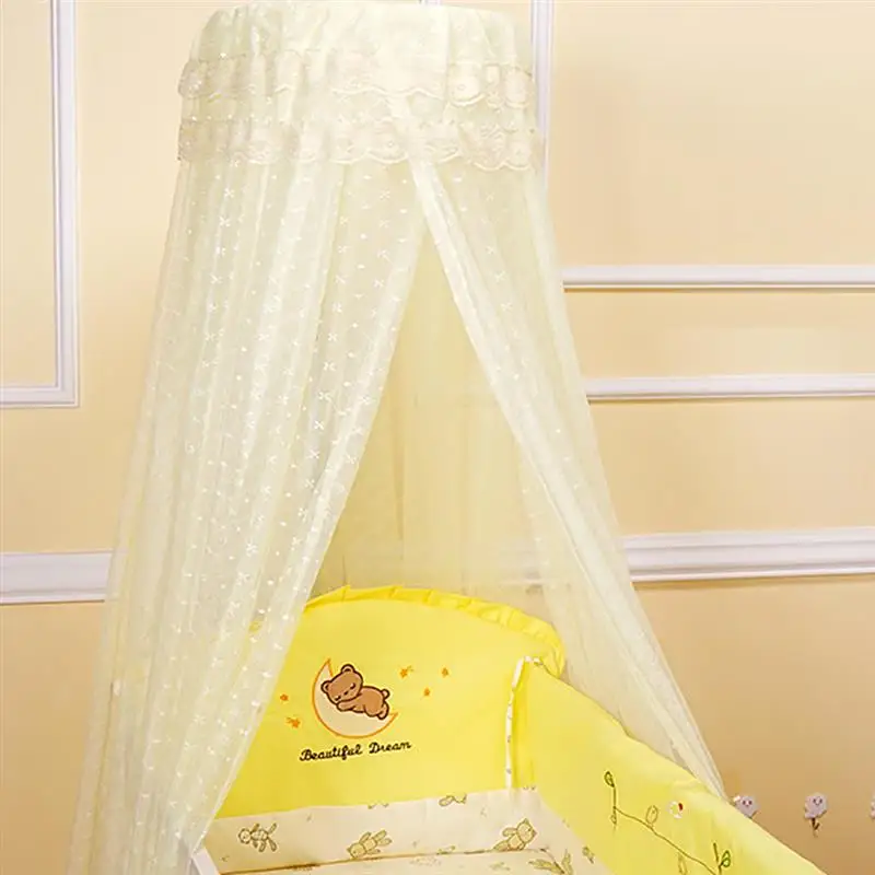 Тонкая сетка противомоскитная дышащая москитная сетка легкая кровать навес сетка с регулируемой подставкой для детей