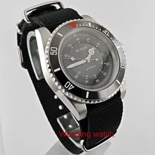40mm BLIGER Luxus herren uhr datum lupe leucht saphire glas keramik lünette Automatische bewegung uhr männer W2637
