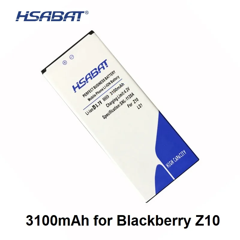 

HSABAT New 3100mAh LS1 Battery for Blackberry Z10,BBSTL100-4w,Laguna,RFH12LW,STL100-2,Z10 LTE STL100-3,Z10 STL100-1 Battery