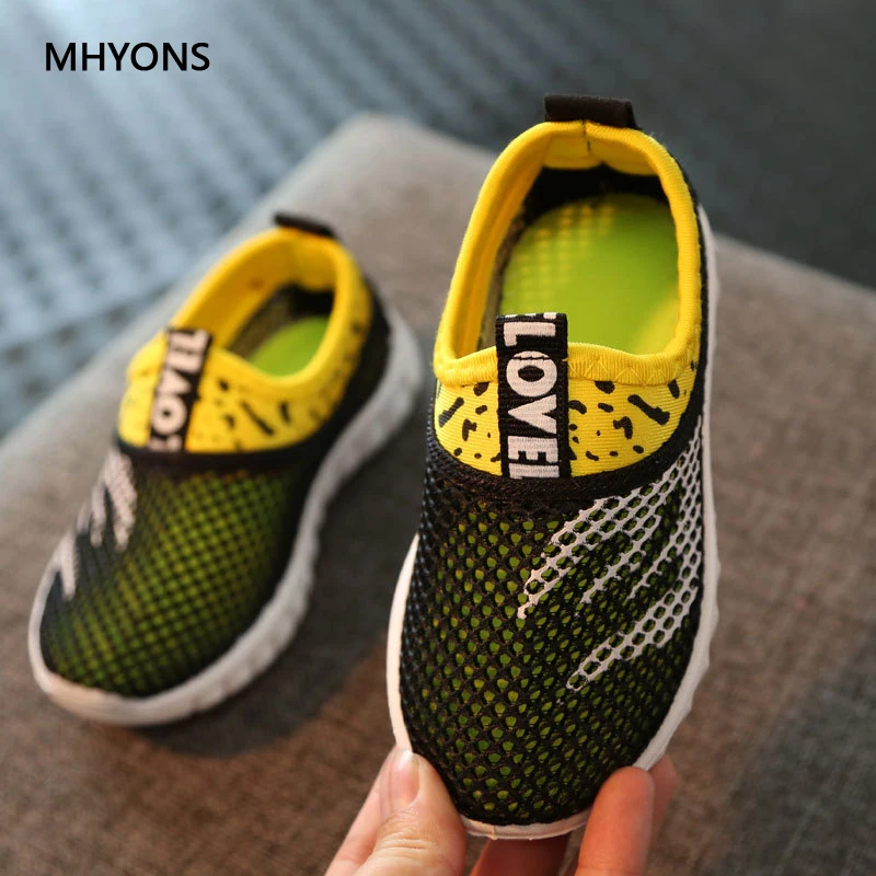 MHYONS 2019 весна и осень слипоны воздушная сетчатая обувь смешанных цветов модные