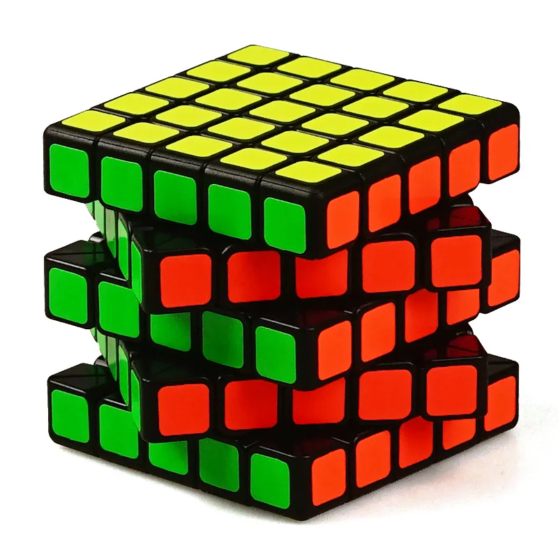Shengshou М. М. Магнитная скорость 5x5 5x5x5 мести волшебный куб головоломка черная наклейка меньше версия куб