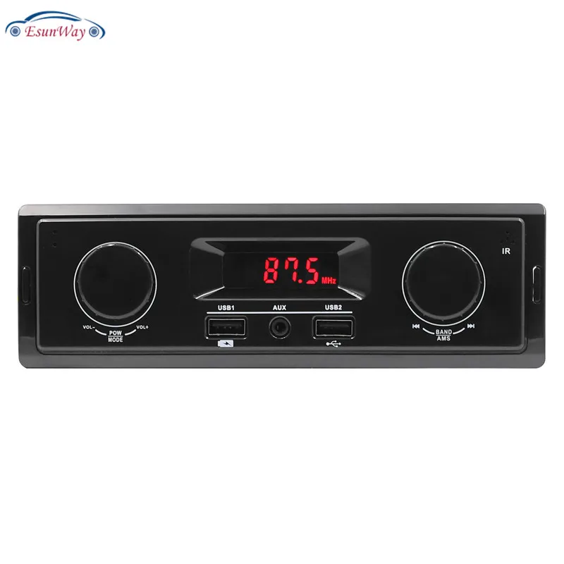 Bluetooth аудио стерео 60WX4 12V In-dash 1 Din FM Aux вход Mp3 плеер SD слот для карты USB FM/пульт