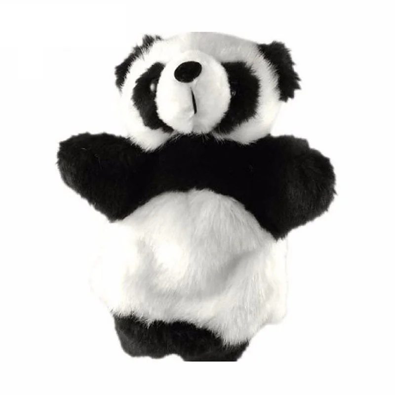 Classic Panda Hand Puppet Dolls Plush Baby Toys Animal Glove Puppets For Gift S1130 | Игрушки и хобби