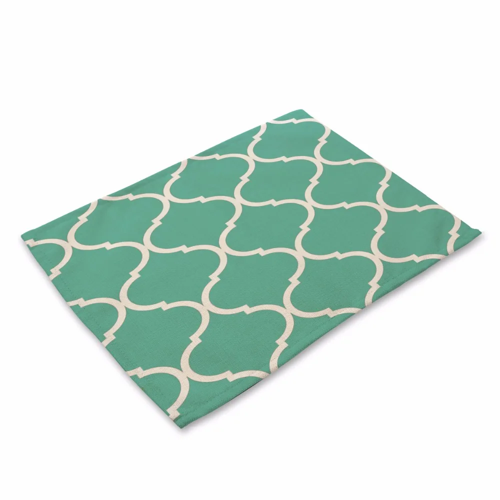 Fashion Geometry Pattern Table Mat Geometry Table Napkin Placemat Kitchen Decoration Dining Accessories Fashion Geometry Pattern Table Mat Geometry Table Napkin Placemat Kitchen Decoration Dining Accessories