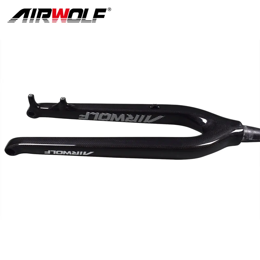 Airwolf углеродная жесткая MTB вилка 29er коническая с сквозной осью shafter 15 мм bicicletas