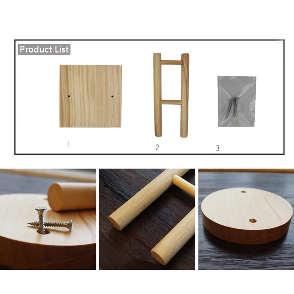 IMTTSTR Universal Real Wood Headphone Stand Holder Display for bracket for Headset Holder Rack Hang