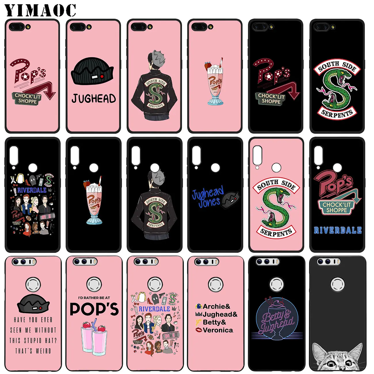 Мягкий силиконовый чехол YIMAOC Riverdale TV South Side Serpents для Huawei Honor 20 Pro 8C 8X 8 9 9X 10 Lite 7X 7A |