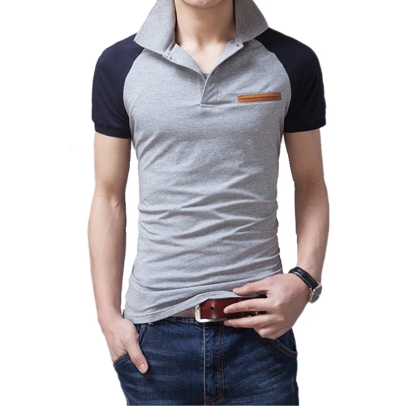 2016 Summer Style New Classic Contrast Colour polo Shirt Mens Designer