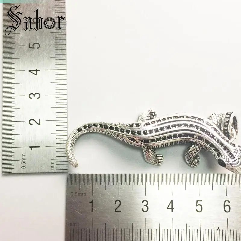 Подвески модные Rebel Salamander для женщин и мужчин подарок серебряный цвет сердце Fit Link